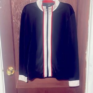 Black, Red& White Alfani Zip Up